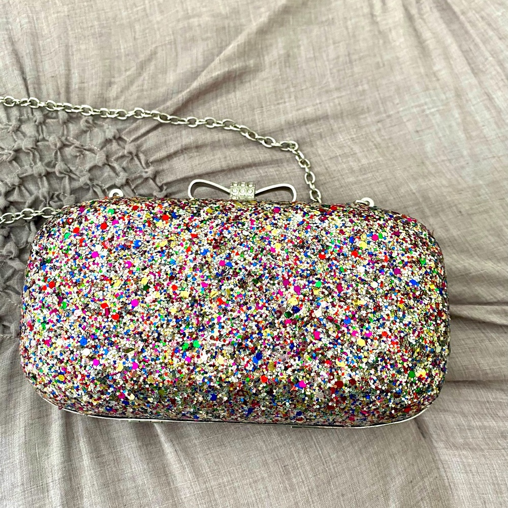Confetti Glitter Clutch Purse